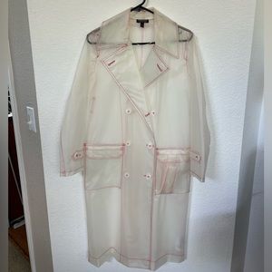Topshop Clear Trench Coat